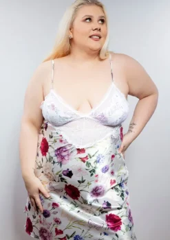 HALKA FLOWERS DK-HA Plus Size