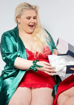 HALKA RÓŻA PLUS SIZE
