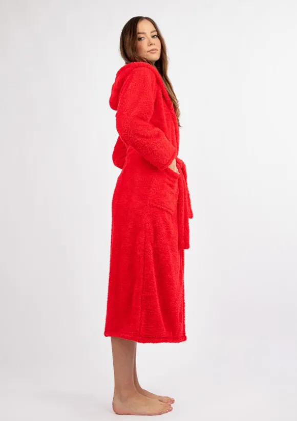 PODOMKA DIANA DŁUGA CZERWONY PLUS SIZE