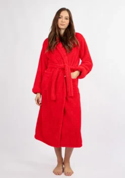 PODOMKA ELIZA DŁUGA CZERWONY PLUS SIZE