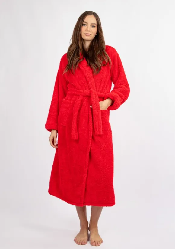 PODOMKA ELIZA DŁUGA CZERWONY PLUS SIZE